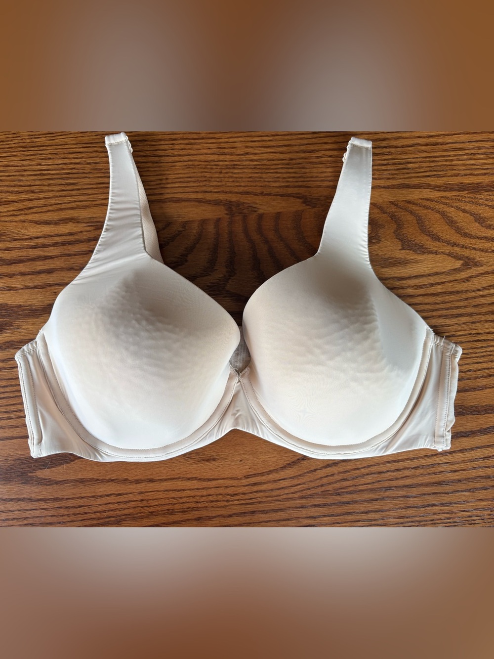 Catherine's Intimates Bra Sz 46D Beige Full Coverage Underwire plus size